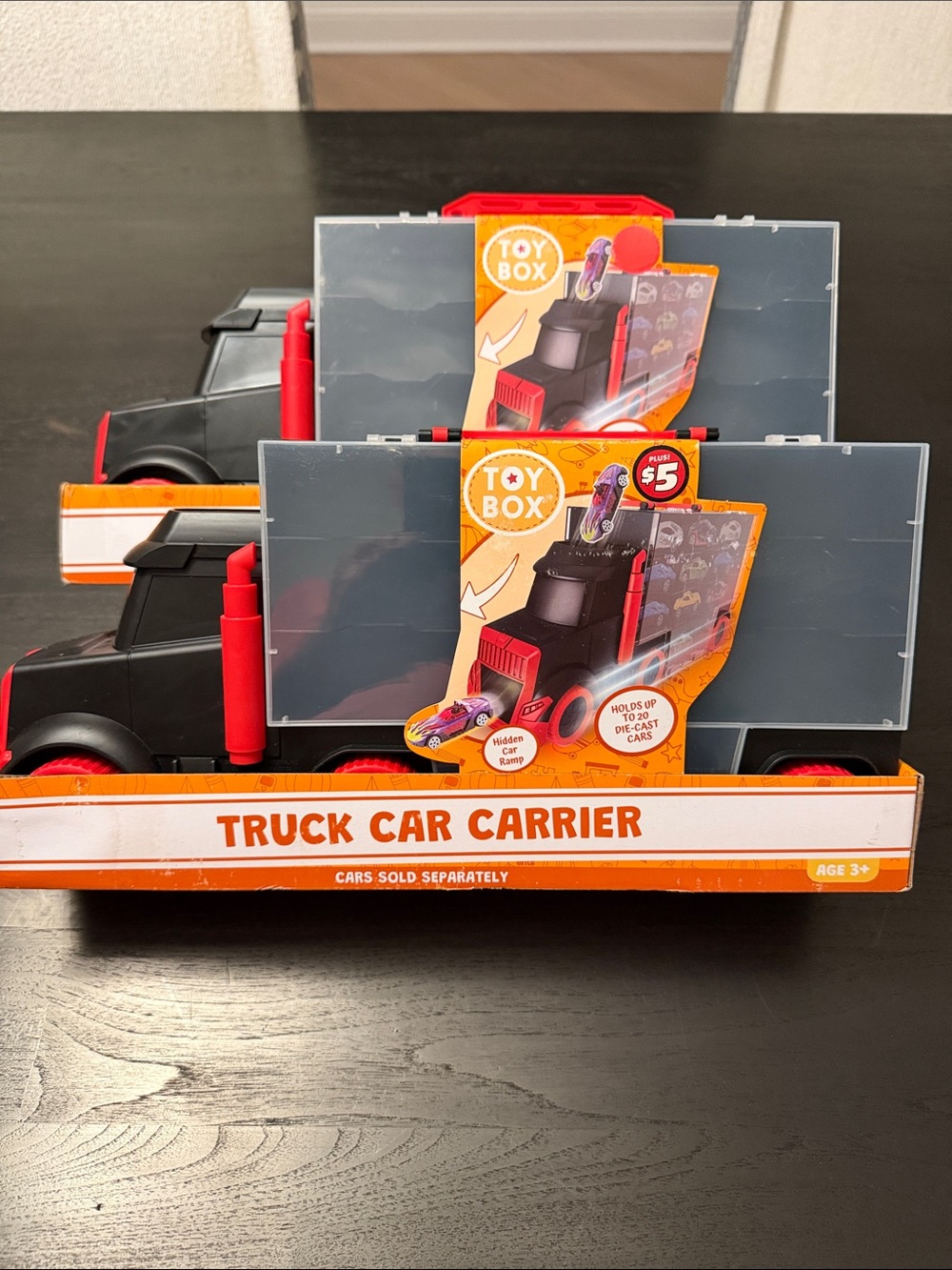 Truck Car Carrier - Black and Red - Get 2 for the price of 1